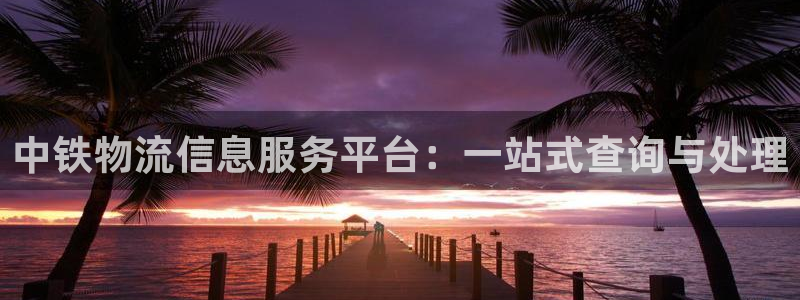 多多28注册网页：中铁物流信息服务平台：一站式查询与处理